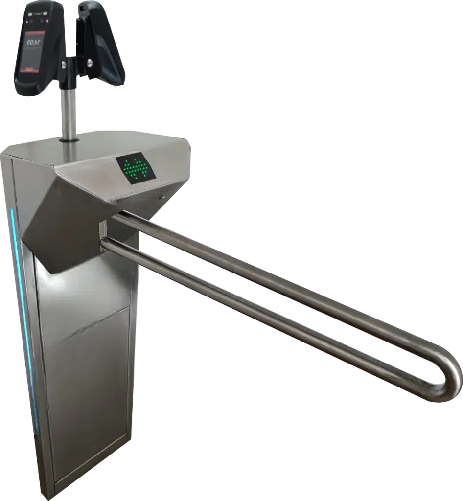 Catraca De Acesso PNE V9 INOX Facial duplo inox