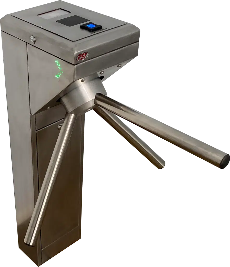 Catraca de Acesso Inox Biometria e Rfid V8