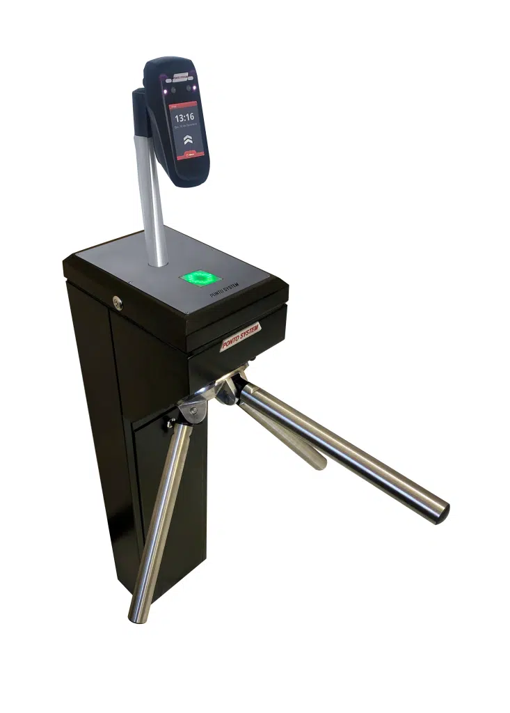 Catraca de acesso facial duplo V8 qr code e rfid2