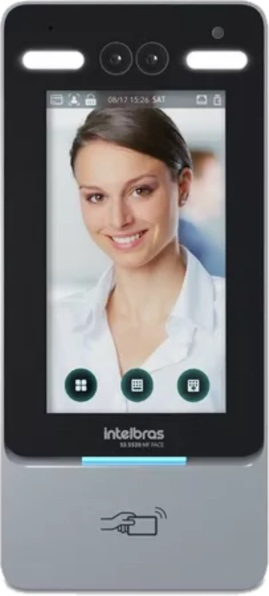 Controle de acesso 6 Controlador Acesso Reconhec Facial Ss 5530 Mf Face Intelbras