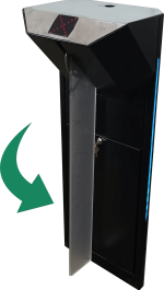 Catraca Braço acrilico automatico que desce V9 ponto system