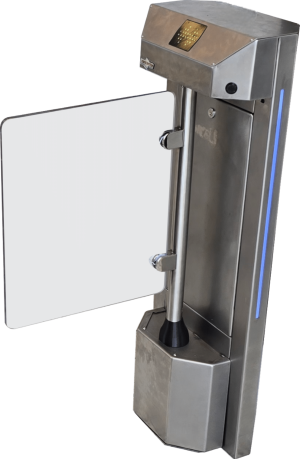 Catraca de acesso pivotante inox V9 Catraca de acesso pivotante inox V9